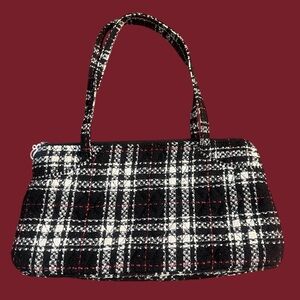 Unique Vera Bradley plaid Tweed Shoulder bag
